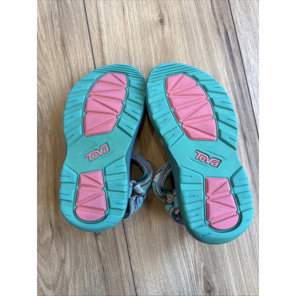 Teva Little Girl Hurricane XLT 2 Sandal - Unicorn Waterfall  Size 12 Outdoor - Picture 5 of 6